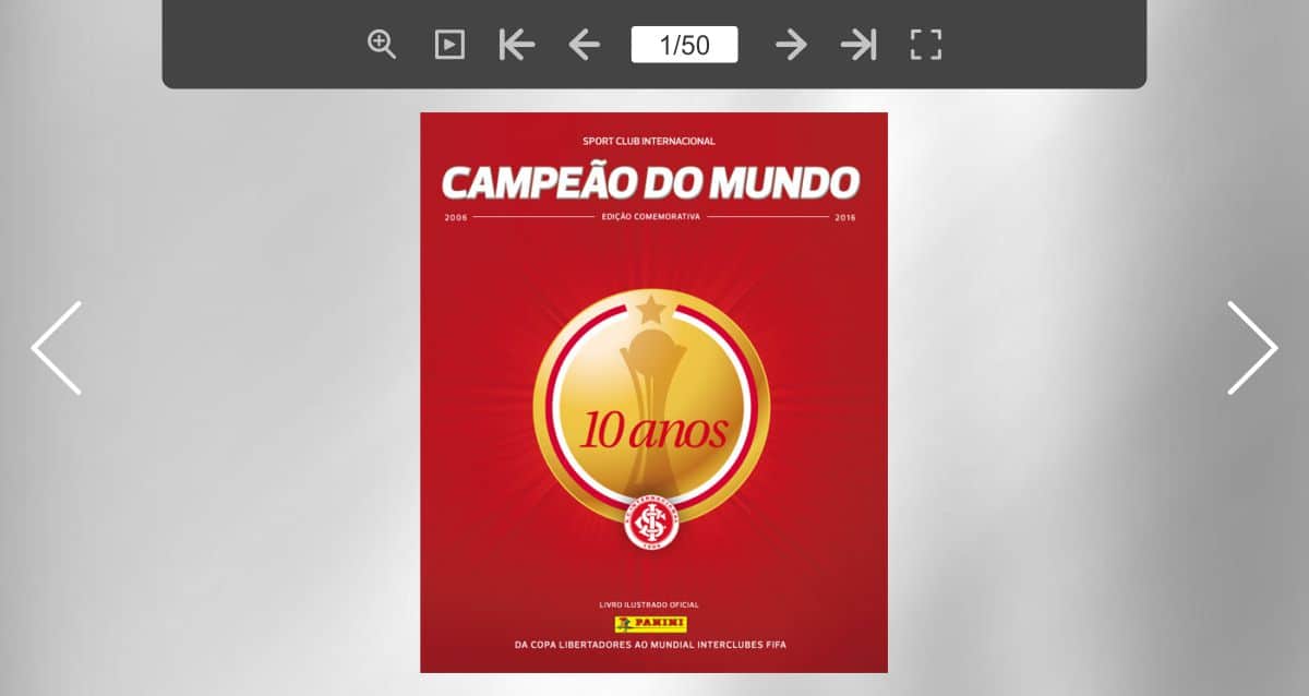 Inter comemora 10 anos do Mundial com álbum de figurinhas - Notícias -  Terceiro Tempo